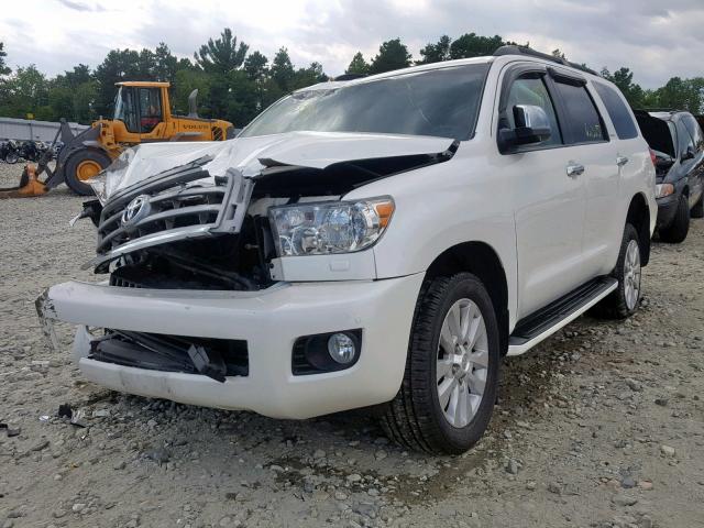 5TDDY5G12GS143478 - 2016 TOYOTA SEQUOIA PL WHITE photo 2