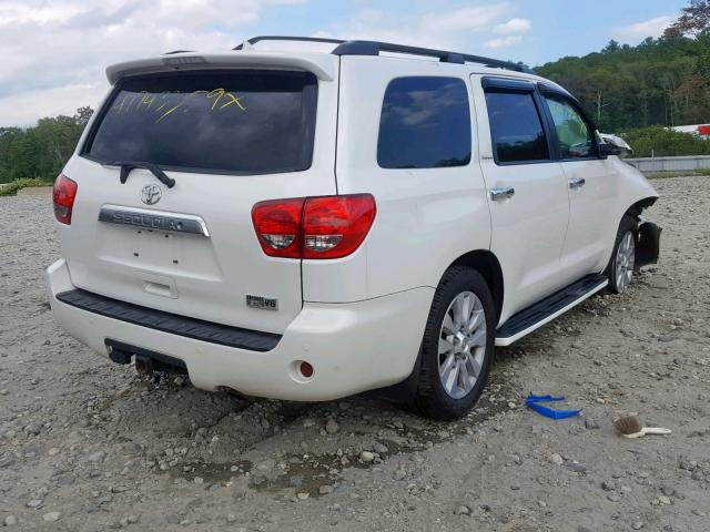 5TDDY5G12GS143478 - 2016 TOYOTA SEQUOIA PL WHITE photo 4