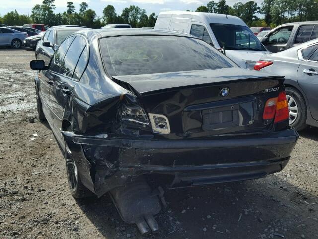 WBAEV53454KM33971 - 2004 BMW 330 I BLACK photo 3