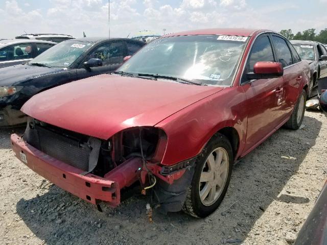 1FAHP23166G163594 - 2006 FORD FIVE HUNDR RED photo 2