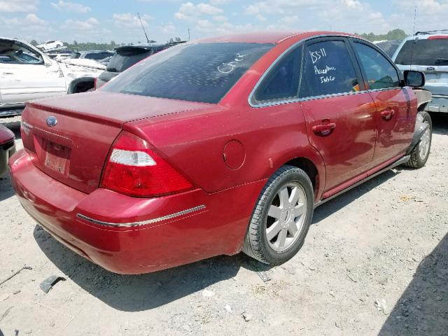 1FAHP23166G163594 - 2006 FORD FIVE HUNDR RED photo 4