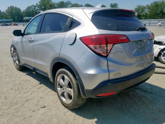 3CZRU6H59GM719294 - 2016 HONDA HR-V EX SILVER photo 3