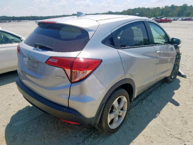 3CZRU6H59GM719294 - 2016 HONDA HR-V EX SILVER photo 4