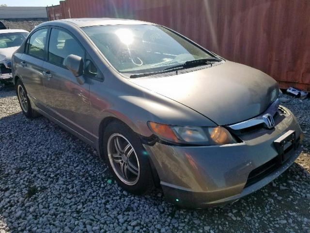 JHMFA16876S007940 - 2006 HONDA CIVIC EX GRAY photo 1