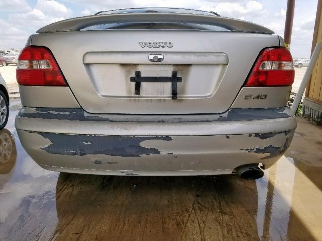 YV1VS27514F029016 - 2004 VOLVO S40 1.9T SILVER photo 9