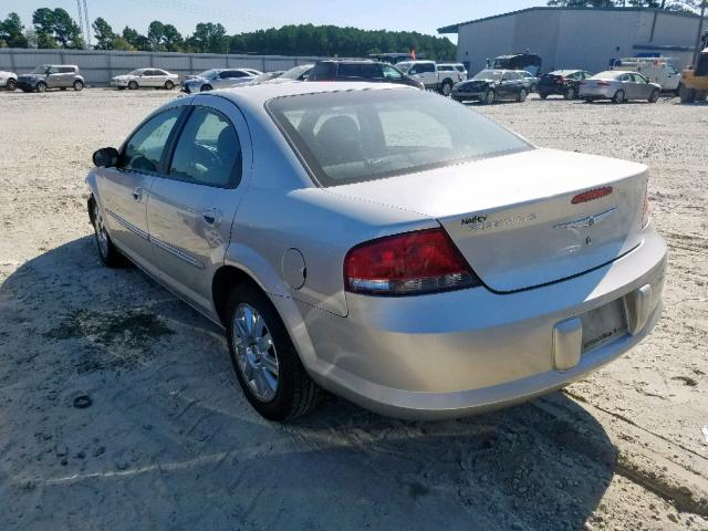 1C3EL56R94N101258 - 2004 CHRYSLER SEBRING LX SILVER photo 3