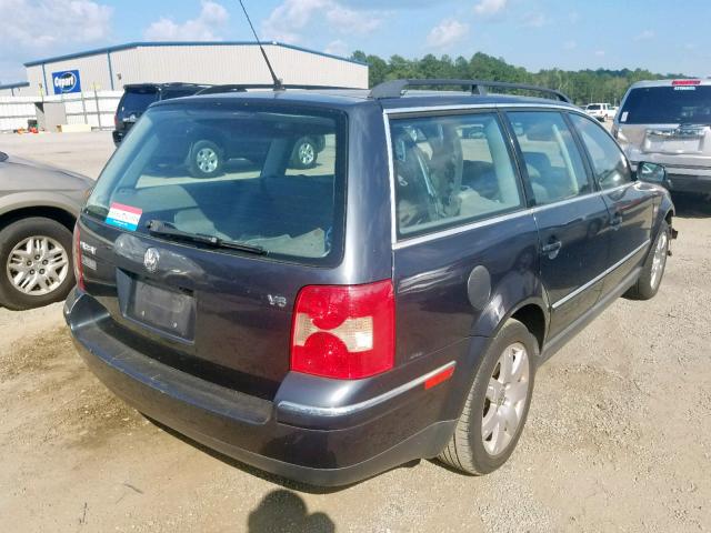 WVWWH63B33E374712 - 2003 VOLKSWAGEN PASSAT GLX GRAY photo 4