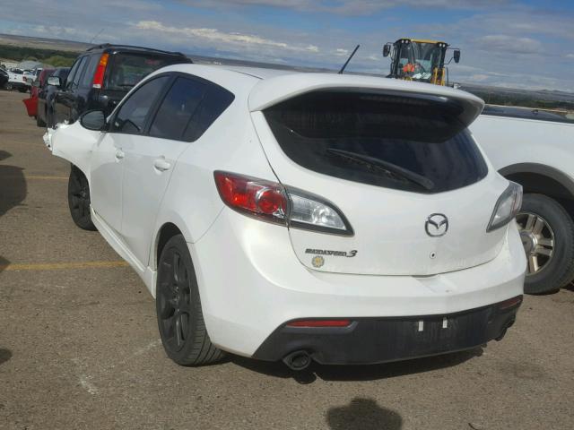 JM1BL1L44D1829433 - 2013 MAZDA SPEED 3 WHITE photo 3