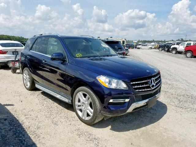 4JGDA5JB4FA500687 - 2015 MERCEDES-BENZ ML 350 BLUE photo 1