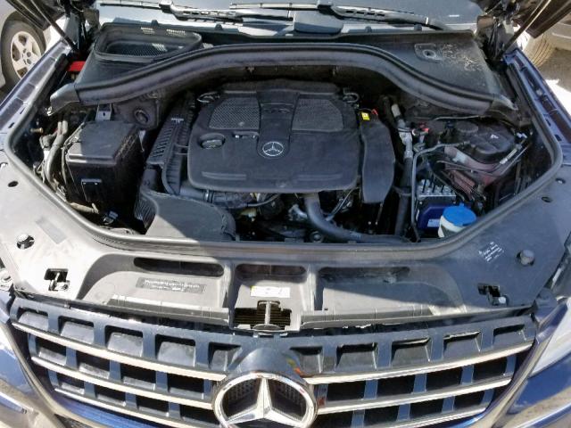 4JGDA5JB4FA500687 - 2015 MERCEDES-BENZ ML 350 BLUE photo 7