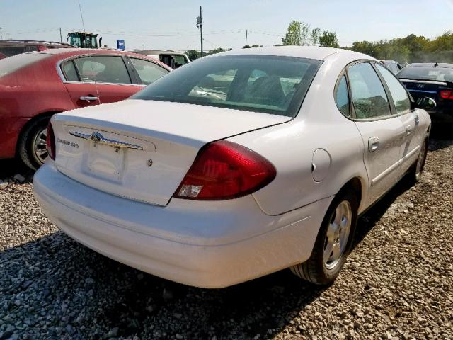 1FAFP55213A152676 - 2003 FORD TAURUS SES WHITE photo 4