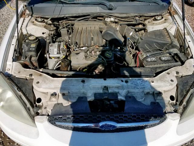 1FAFP55213A152676 - 2003 FORD TAURUS SES WHITE photo 7