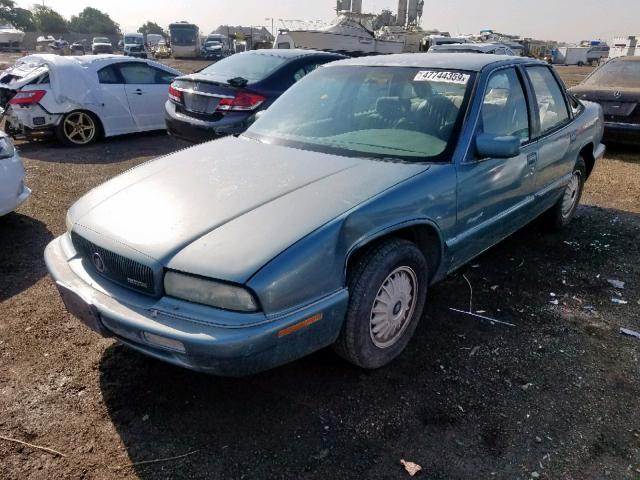 2G4WB52K2T1480062 - 1996 BUICK REGAL CUST GREEN photo 2