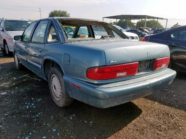 2G4WB52K2T1480062 - 1996 BUICK REGAL CUST GREEN photo 3