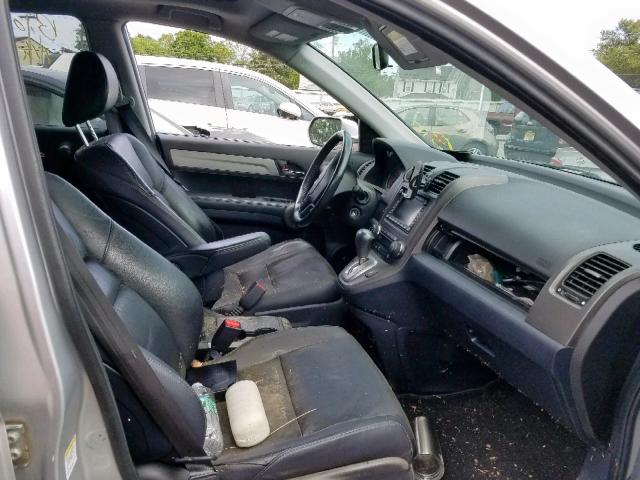 5J6RE4H71AL076791 - 2010 HONDA CR-V EXL SILVER photo 5