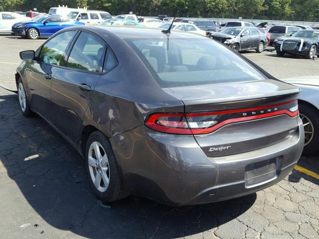 1C3CDFBB6GD766101 - 2016 DODGE DART SXT GRAY photo 3