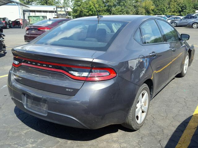 1C3CDFBB6GD766101 - 2016 DODGE DART SXT GRAY photo 4