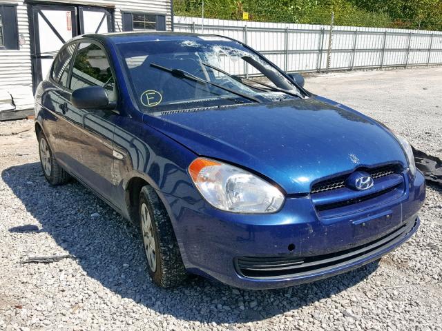 KMHCM3AC7AU165965 - 2010 HYUNDAI ACCENT BLU BLUE photo 1