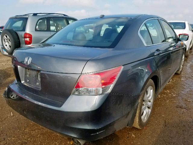 1HGCP26819A009087 - 2009 HONDA ACCORD EXL GRAY photo 4