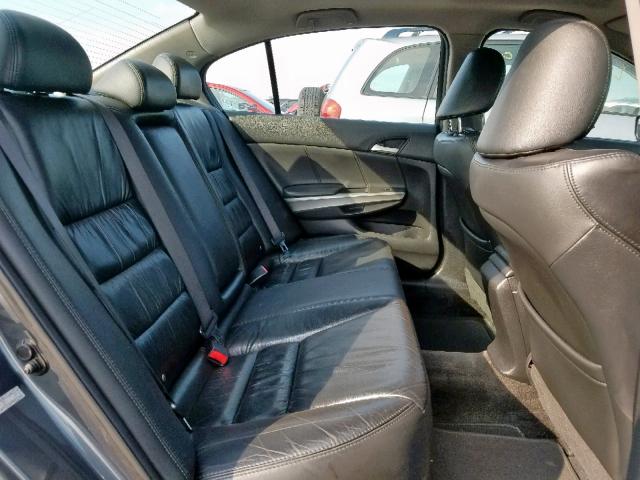 1HGCP26819A009087 - 2009 HONDA ACCORD EXL GRAY photo 6