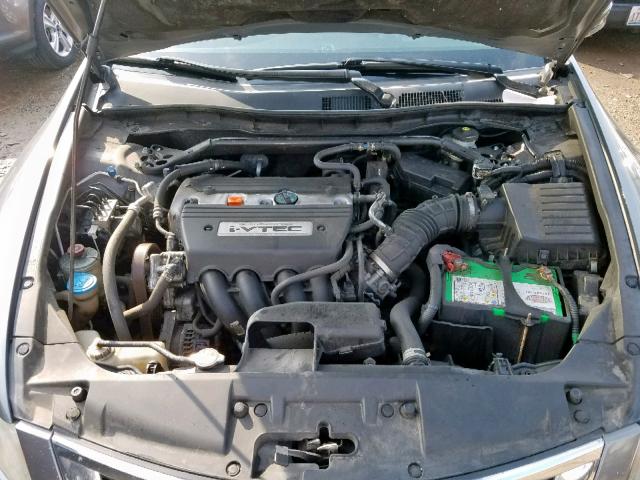 1HGCP26819A009087 - 2009 HONDA ACCORD EXL GRAY photo 7