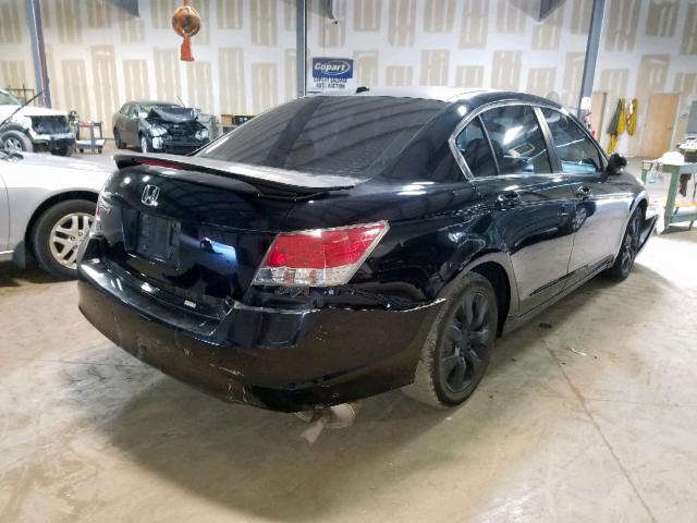 1HGCP26818A066243 - 2008 HONDA ACCORD EXL BLACK photo 4