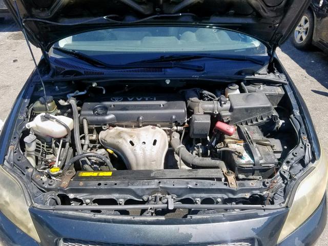 JTKDE167680261196 - 2008 TOYOTA SCION TC ნაცრისფერი ფოტო 7