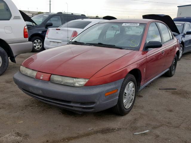 1G8ZG5286VZ263254 - 1997 SATURN SL1 RED photo 2