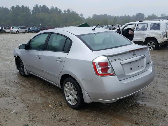 3N1AB6AP4CL724412 - 2012 NISSAN SENTRA 2.0 SILVER photo 3