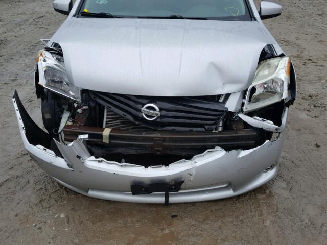 3N1AB6AP4CL724412 - 2012 NISSAN SENTRA 2.0 SILVER photo 9