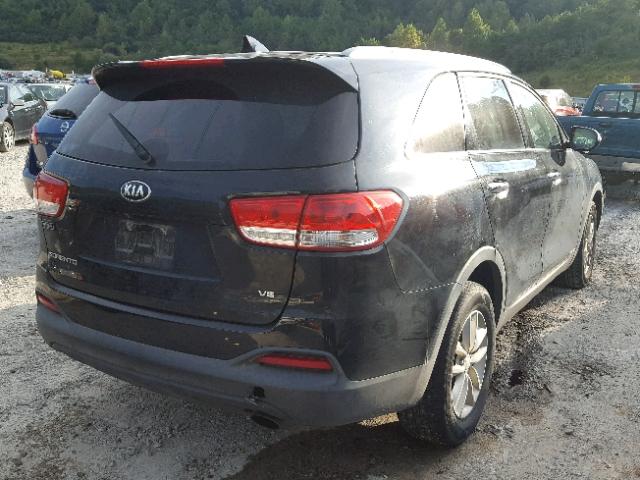 5XYPGDA54GG044227 - 2016 KIA SORENTO LX BLACK photo 4