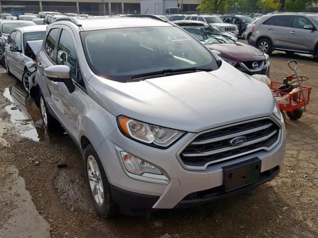 MAJ6P1ULXJC171120 - 2018 FORD ECOSPORT S SILVER photo 1