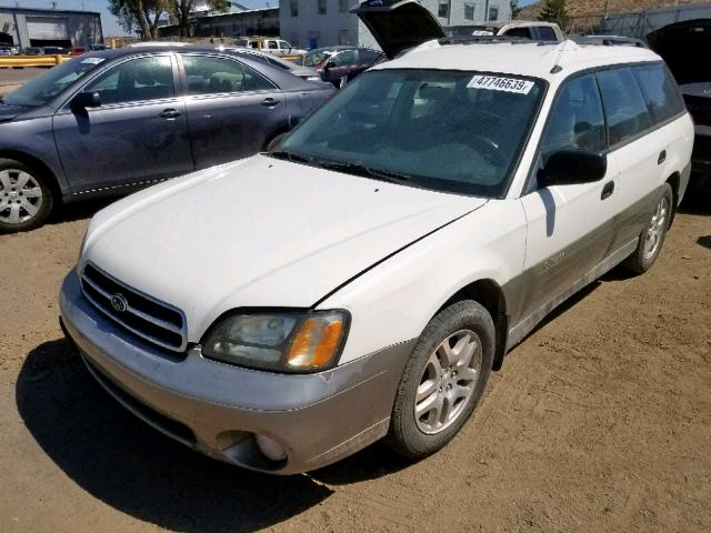 4S3BH6653Y7637748 - 2000 SUBARU LEGACY OUT WHITE photo 2