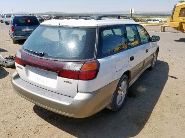 4S3BH6653Y7637748 - 2000 SUBARU LEGACY OUT WHITE photo 4