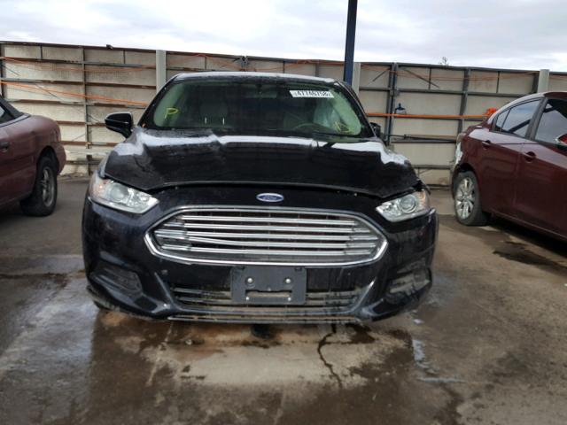 3FA6P0G74FR257363 - 2015 FORD FUSION S BLACK photo 10