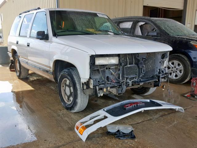 1GKEC13R0XJ734725 - 1999 GMC YUKON WHITE photo 1