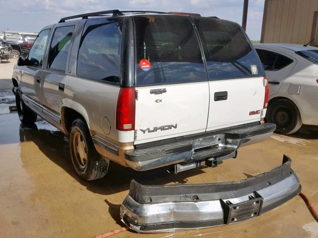 1GKEC13R0XJ734725 - 1999 GMC YUKON WHITE photo 3