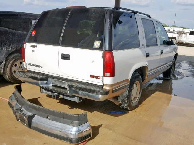 1GKEC13R0XJ734725 - 1999 GMC YUKON WHITE photo 4