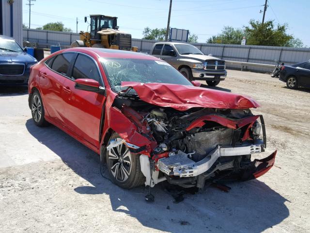 2HGFC1F77HH646009 - 2017 HONDA CIVIC EXL RED photo 1