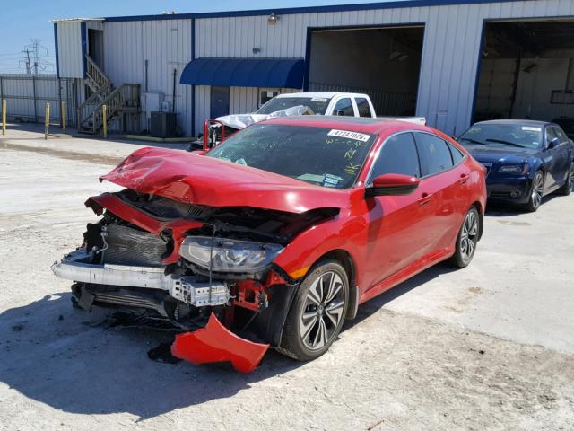 2HGFC1F77HH646009 - 2017 HONDA CIVIC EXL RED photo 2