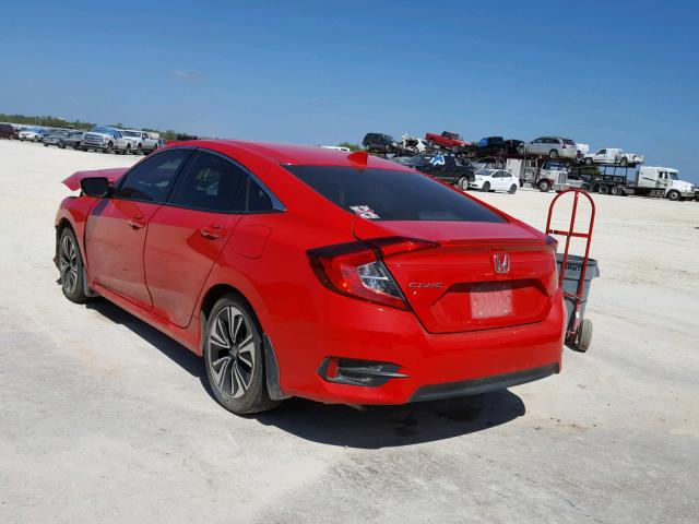 2HGFC1F77HH646009 - 2017 HONDA CIVIC EXL RED photo 3