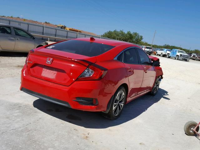 2HGFC1F77HH646009 - 2017 HONDA CIVIC EXL RED photo 4