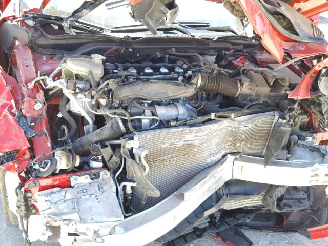 2HGFC1F77HH646009 - 2017 HONDA CIVIC EXL RED photo 7