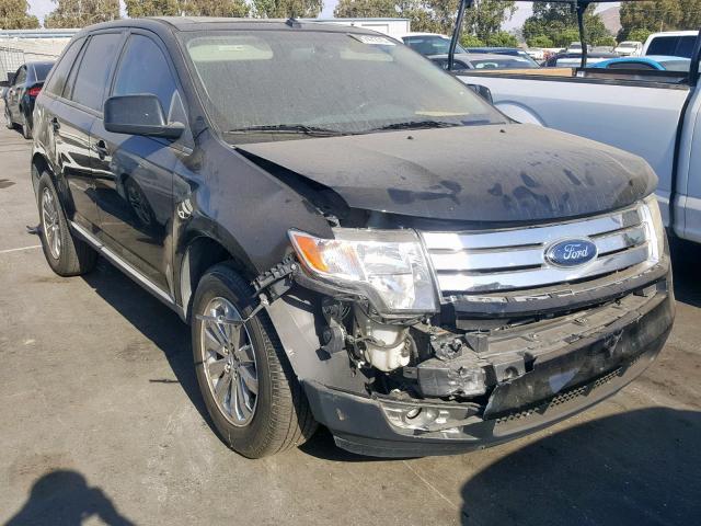 2FMDK38C08BA54609 - 2008 FORD EDGE SEL BLACK photo 1