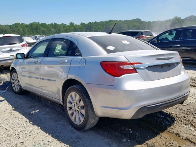 1C3CCBAB5CN225977 - 2012 CHRYSLER 200 LX SILVER photo 3