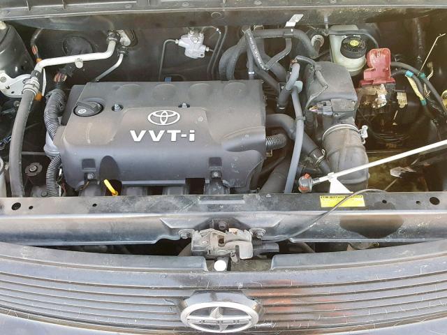 JTLKT324X64087445 - 2006 TOYOTA SCION XB შავი ფოტო 7