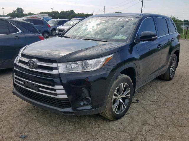 5TDBZRFH2KS923189 - 2019 TOYOTA HIGHLANDER BLACK photo 2