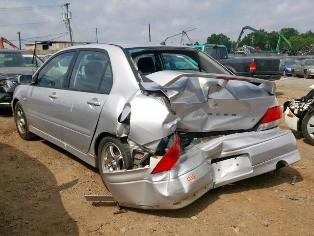 JA3AJ86EX2U072207 - 2002 MITSUBISHI LANCER OZ SILVER photo 3