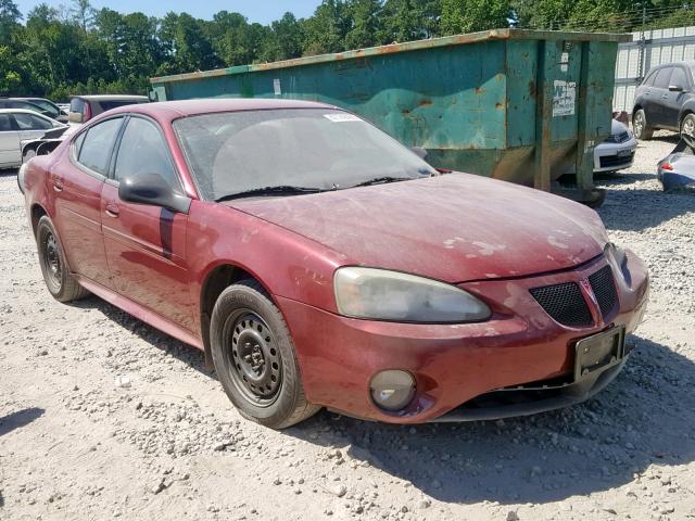 2G2WP522041146379 - 2004 PONTIAC GRAND PRIX BURGUNDY photo 1