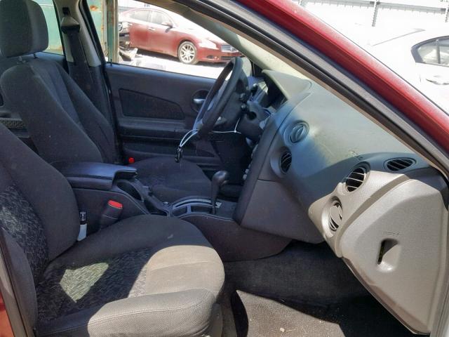 2G2WP522041146379 - 2004 PONTIAC GRAND PRIX BURGUNDY photo 5